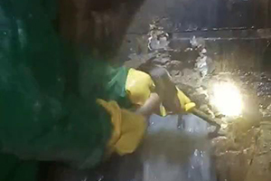忻州消防水池堵漏施工视频